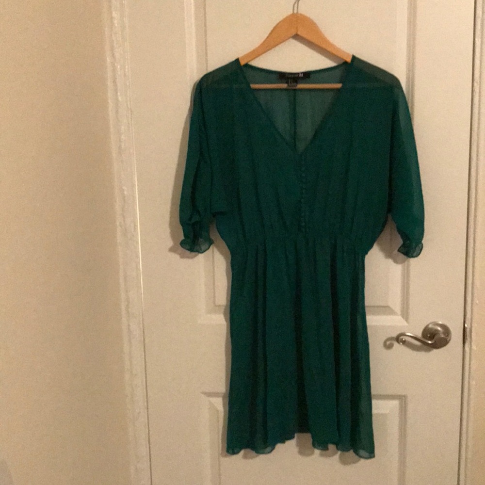 Sheer Green Dress